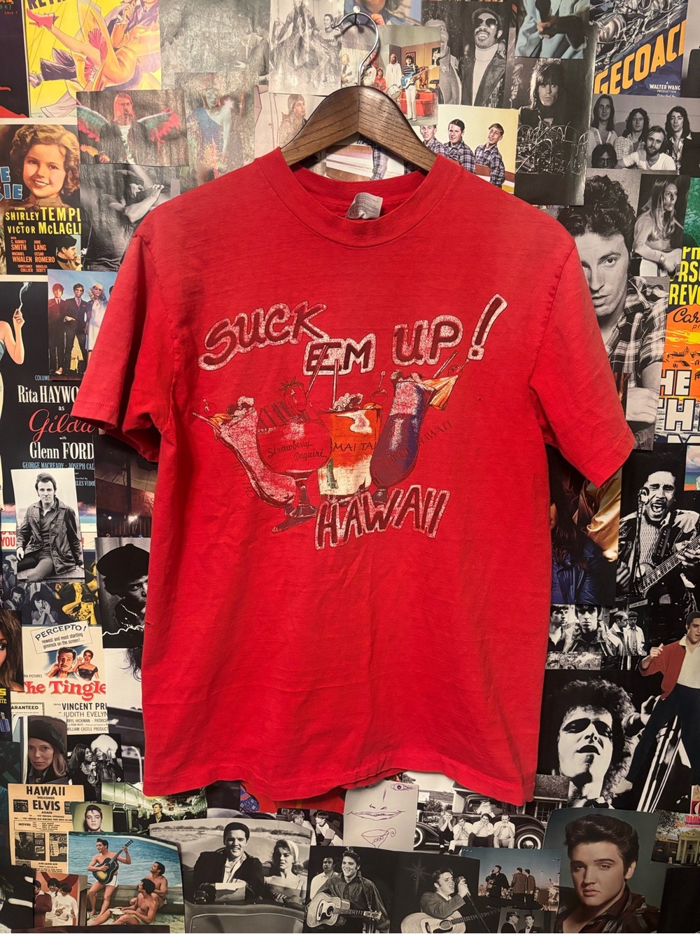Hanes Red 'Suck 'Em Up! Hawaii' Short Sleeve Graphic Tee